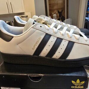 adidas Originals Superstar ADV Crystal White JH8138 Men's Skateboarding SZ 10.5